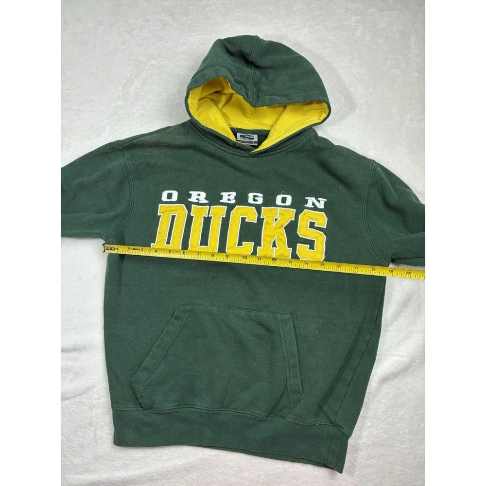 Vintage 90s University Of Oregon Ducks Pullover Hoodie Spellout Boxy Fit Small